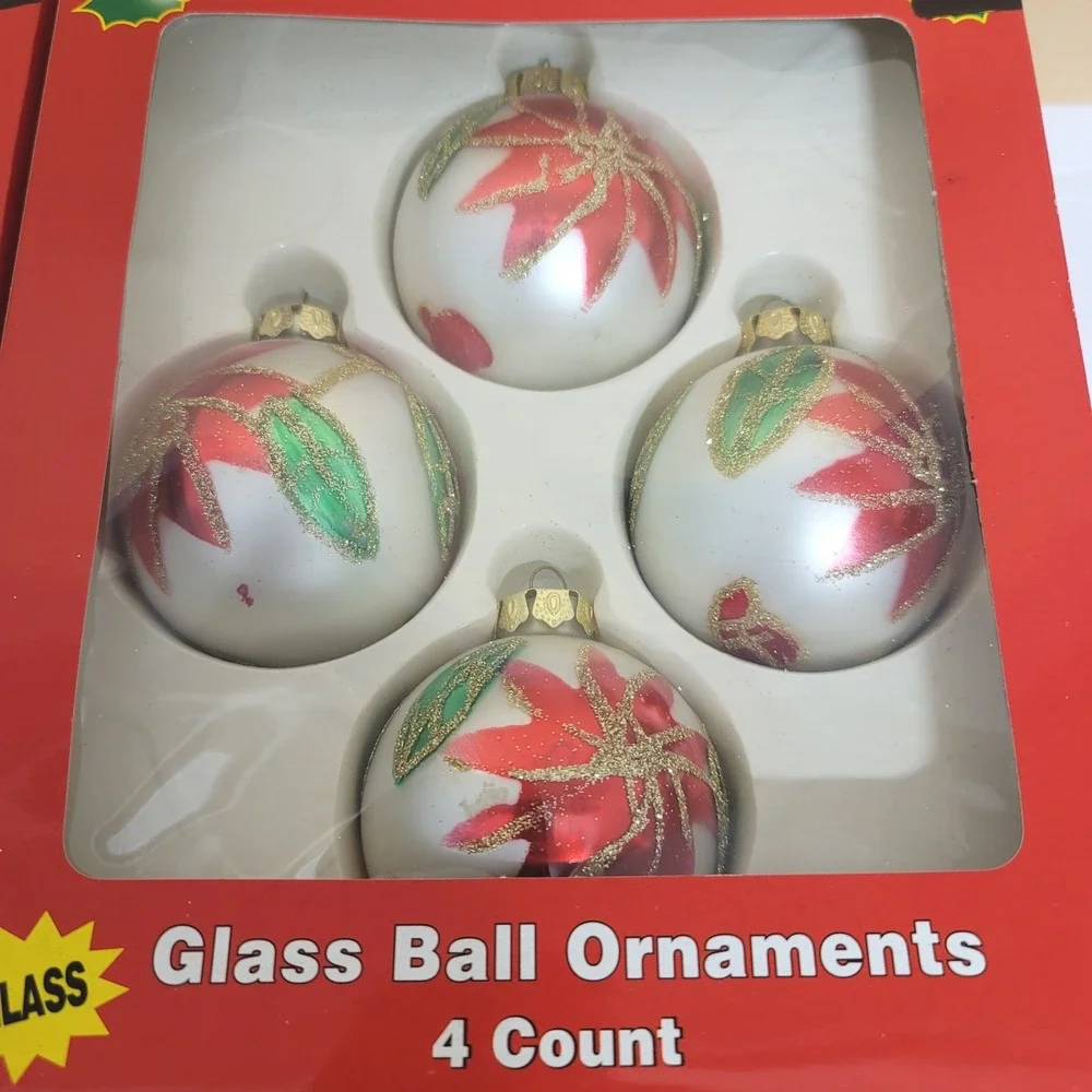Holiday Style 24pc Glass Ball Ornaments 3